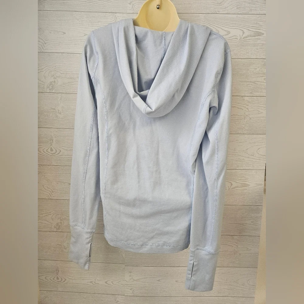 J. Crew Women's M Light Blue Hoodie Soft - Picture 2 of 6